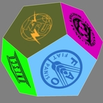 Application of 12 UN Specialized Agencies to faces of a dodecahedron