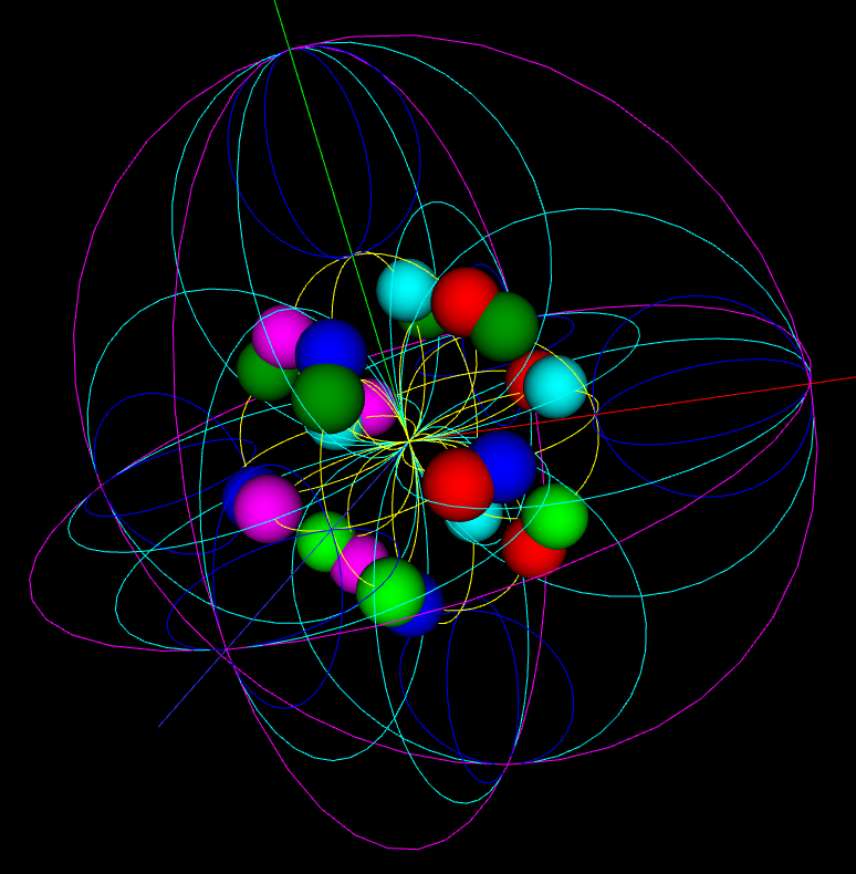 Single-plane lauburu framework : 24-bubble 'bubbling' 