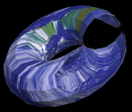 Earth understood as a hollow torus 