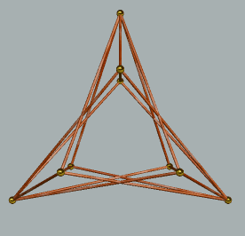 Animation of 3-fold star torus pattern