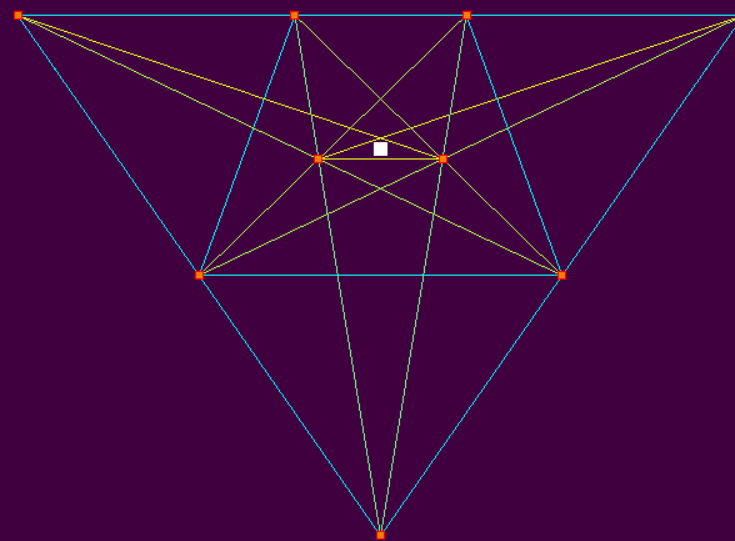 Faceting diagram for pentagonal prism