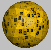 Attribution of two sets of Mahjong tiles to 6-Frequency Octahedral Geodesic Sphere