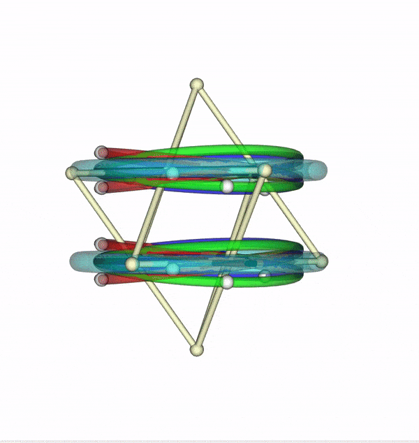 Animation of stellated octahedron (Merkabah&) 