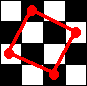 Pattern of  Knight's moves