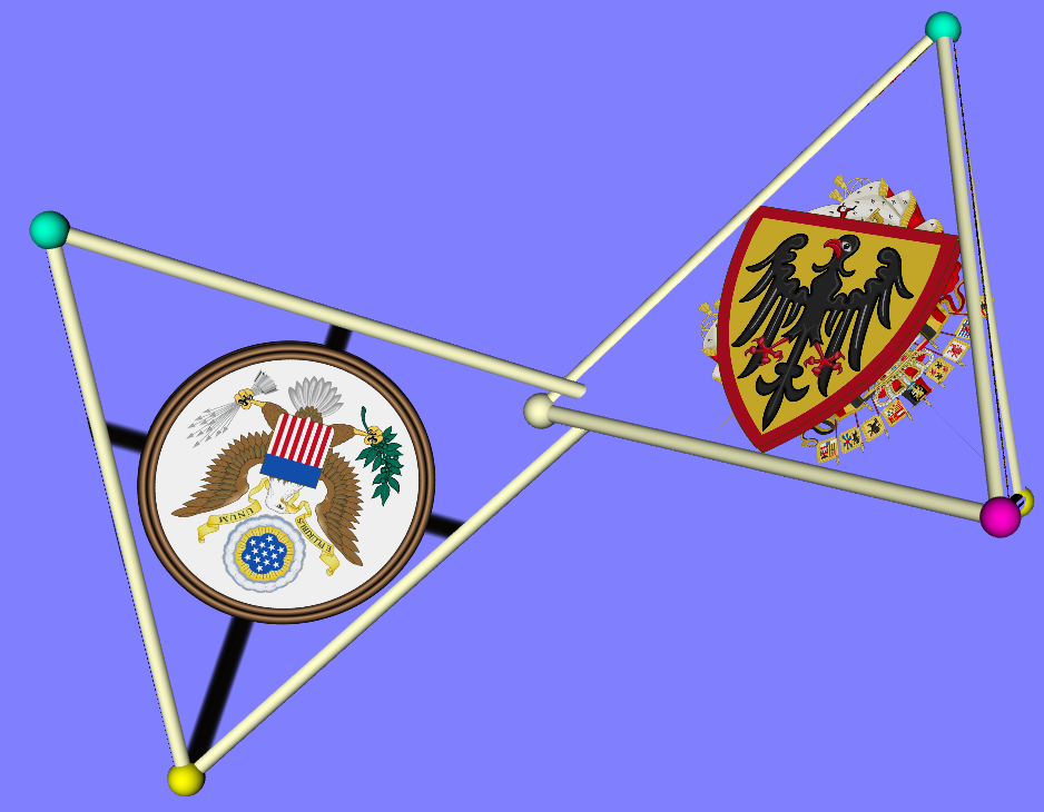 Animation of heraldic symbols of NATO members