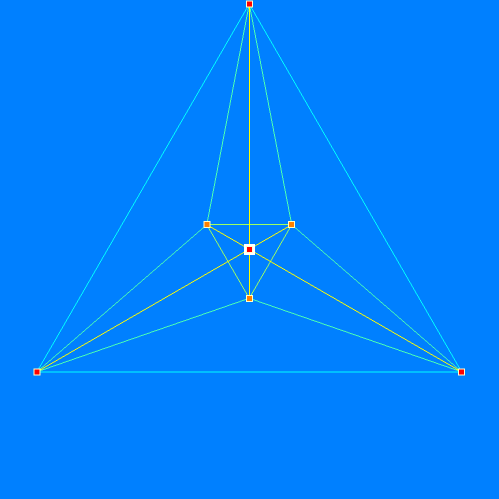 Faceting diagram of augmented tetrahedron 