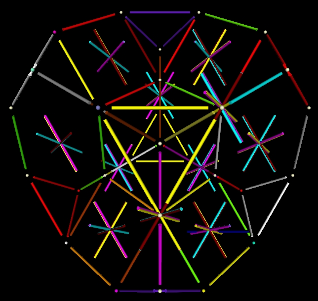 Cyclic movement of parallels in drilled truncated cube 