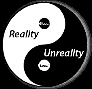Tao of the reality/unreality of global/local 