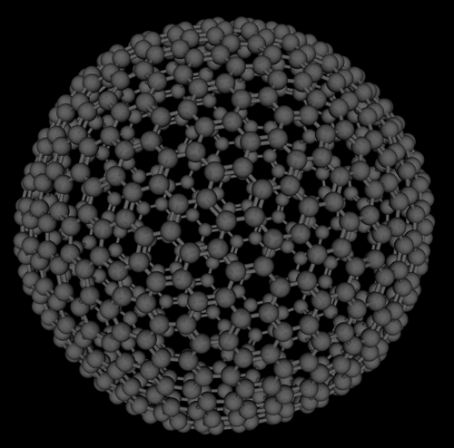 C720 fullerene as representation of a  'Death Star"