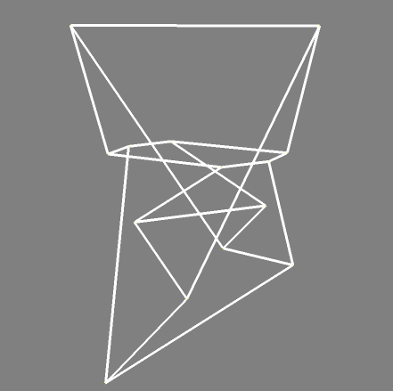 Animation of edges of Szilassi polyhedron