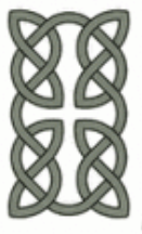 Celtic knot pattern