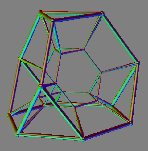 Truncated tetrahedral prism