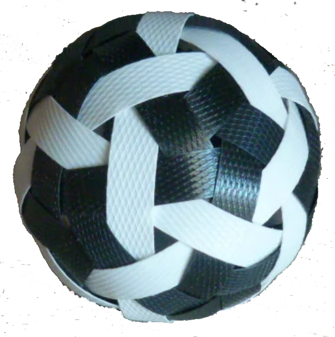 Starball -- a 16-Strip Woven Ball