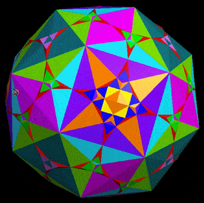 Morphing of hendecagonal-faced polyhedron