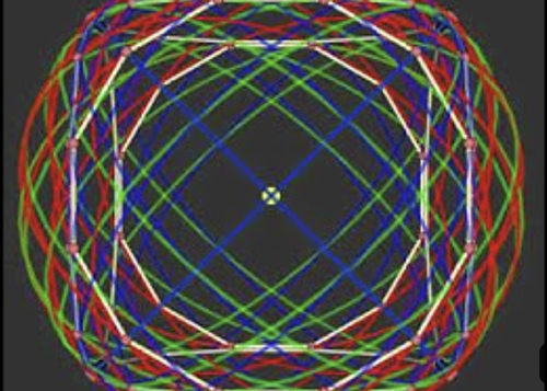 Addition of 36 great circles to dodecagonal-faced cubic framework