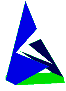 Folding  net of Szilassi polyhedron