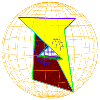 Szilassi polyhedron with circumsphere 