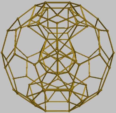 Drilled truncated icosahedron