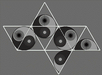 Tao symbol on octahedron