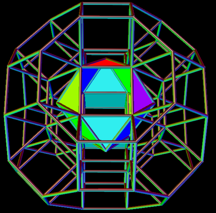 Double drilled truncated cuboctahedron
