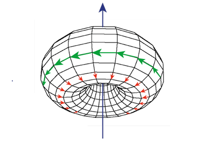 Dynamics of a smoke ring vortex 