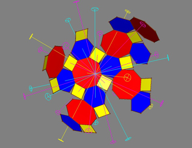 Partially unfolded truncated cuboctahedron