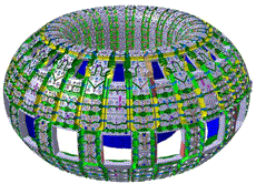 ITER toroidal plasma container 